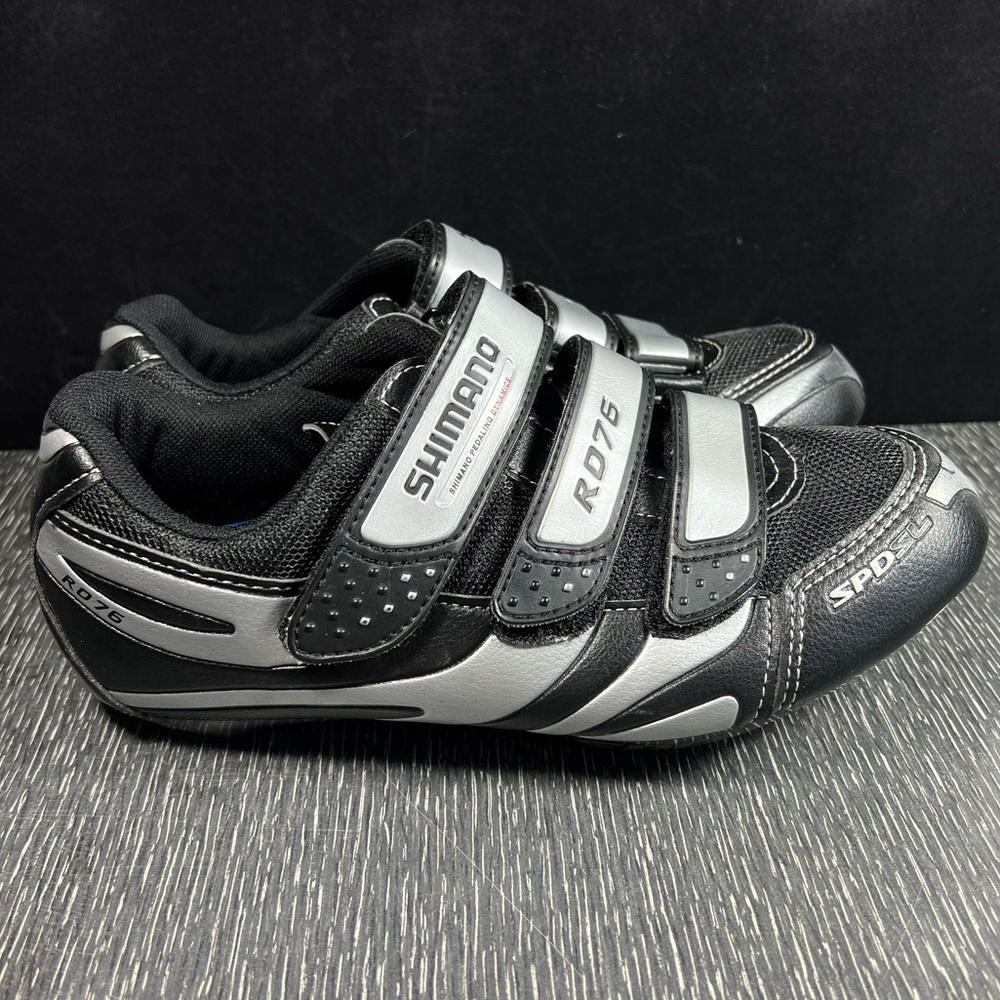 Shimano RD76 SPD SL Mens Bike Cycling Raid Shoes Black Size 40 (US 6.7) SH-R076L